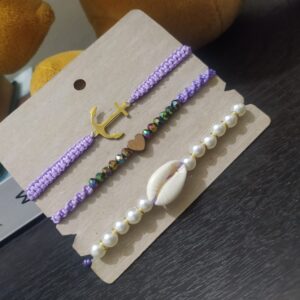 Set pulseras x3 unidades